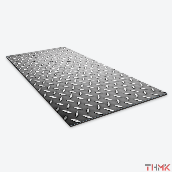 Лист рифленый 3х1500х6000 мм чечевица ГОСТ 8568-77